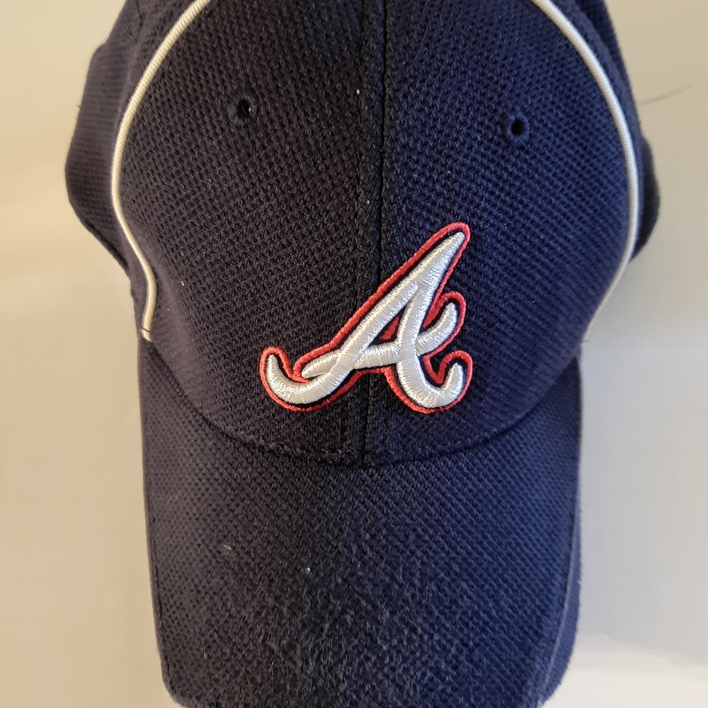 Atlanta Braves New Era 39THIRTY Official Batting Practice Navy Cap M/L